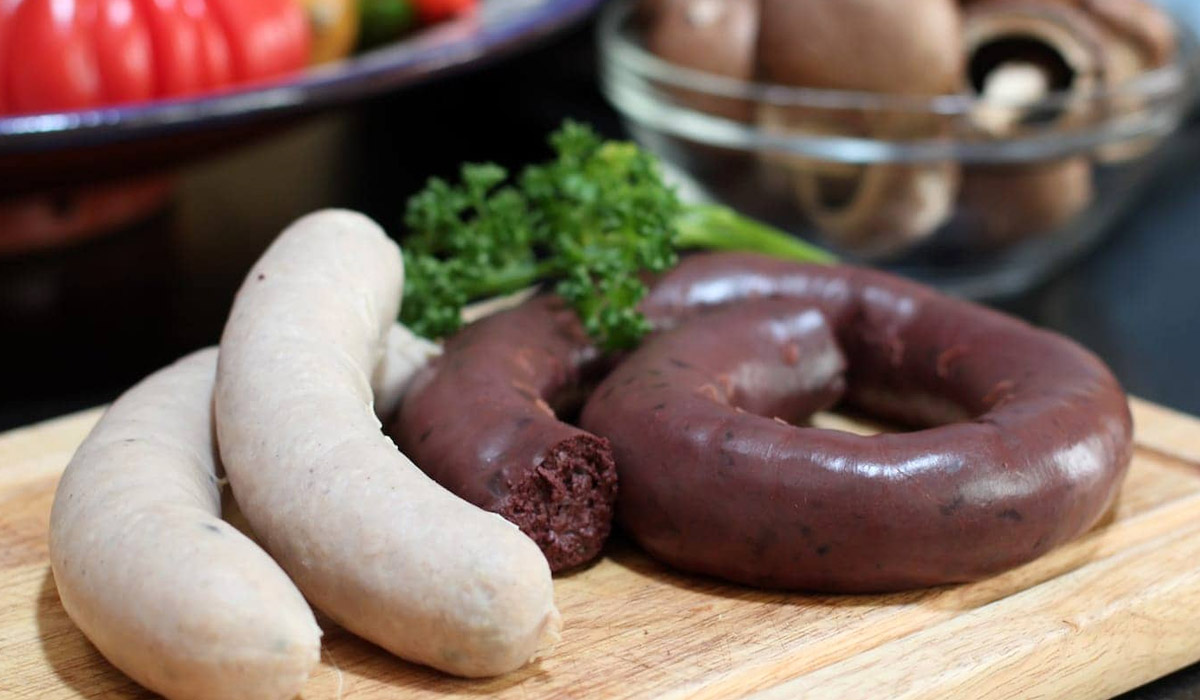 Boudin blanc et boudin rouge