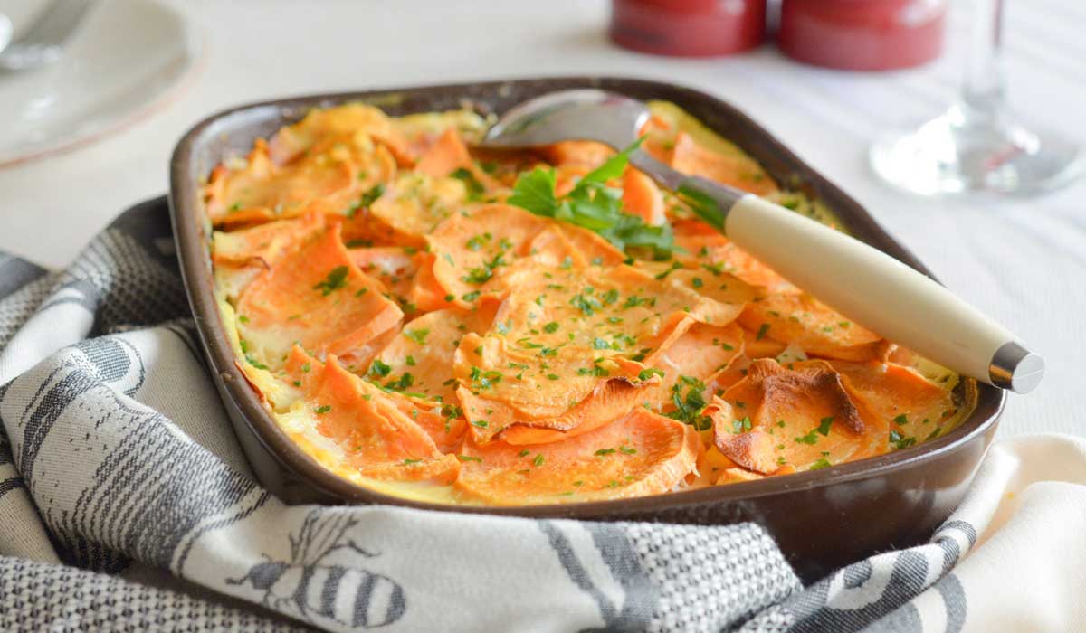 Gratin de patates douces