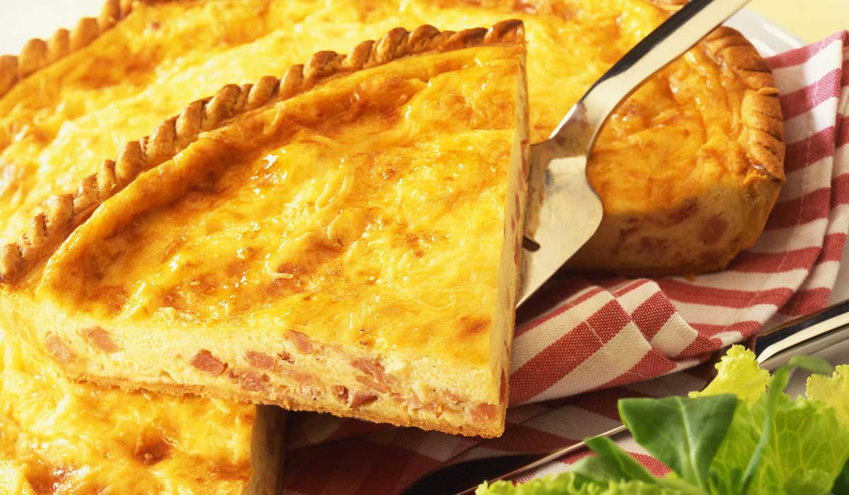 Quiche au jambon de Noël