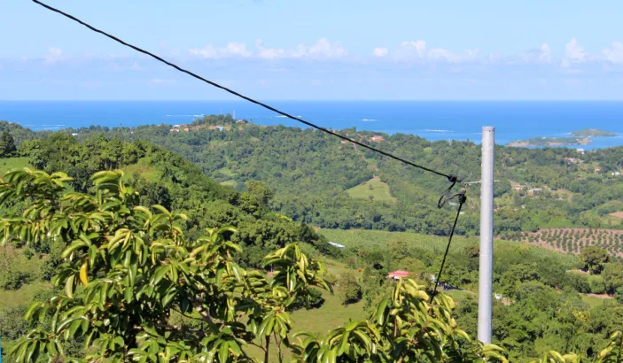 View from the montagne du Vauclin