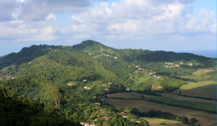 View from the montagne du Vauclin