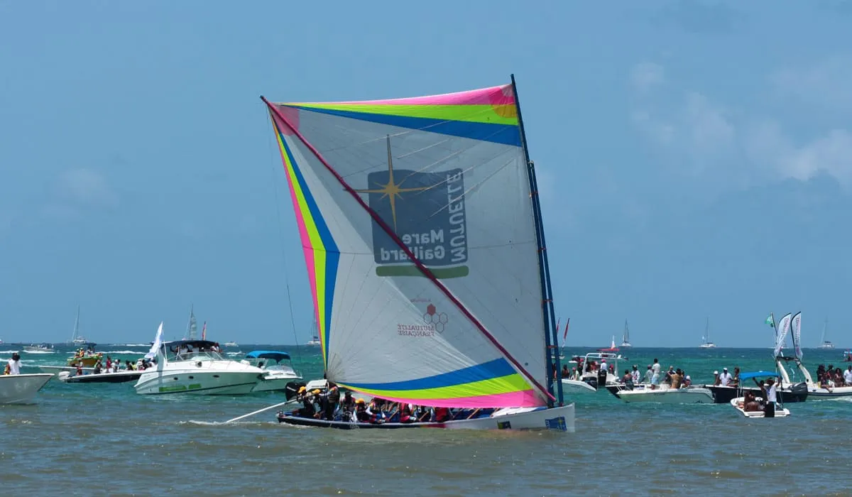 Ancienne yole Mutuelle Mare-Gaillard