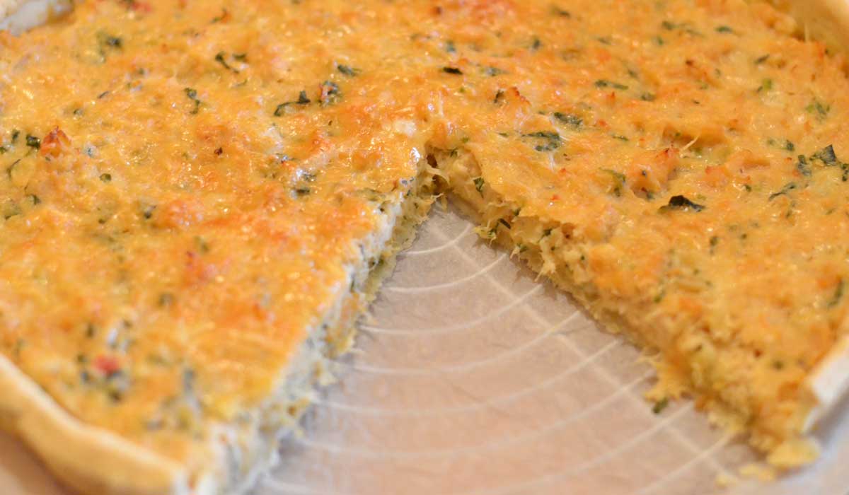Tarte à la morue