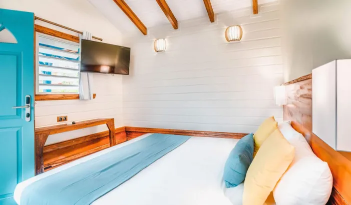 Chambre à l'Hôtel Bambou
